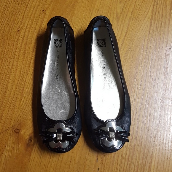anne klein iflex black flats